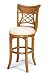 Hillsdale Glenmary Swivel Barstool, Oak
