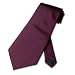 100% SILK Solid Eggplant Purple Neck Tie. Biagio Men's NeckTie