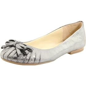 flat black ring Enzo Angiolini Womens Cebra Ballerina Flat