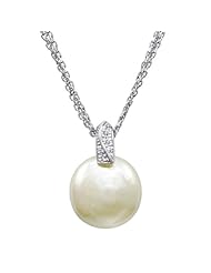 Majorica Jewelry 17" Pearl and Silver Chain Pendant
