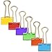 JAM PAPER Colorful Binder Clips - Small - 3/4 Inch (19 mm) - Purple Binderclips - 25/Pack