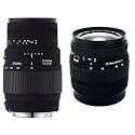 Sigma 28-70mm & 70-300mm AF Lens Set For Canon EOS 1D, 10D, 20D, 30D, 40D, 50D, 350D, 400D, 450D, 500D, & 1000D Digital SLR Camera's