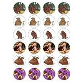 The Gruffalo style 24 Edible Wafer Paper Fairy/Cup Cake Toppers on an A4 sheet - Birthday Cake and Party Idea