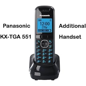 Panasonic KX-TGA551EB Additional Handset for KX-TG5521EB Family