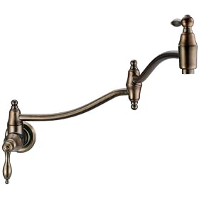 Danze D205540RBD Fairmont Wall Mount Pot Filler Faucet, Distressed Bronze