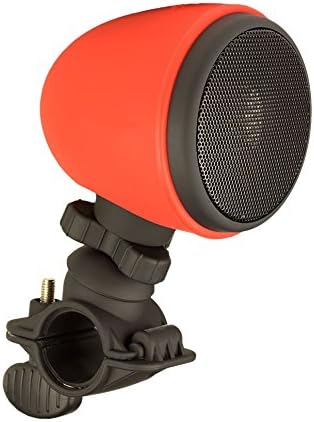 RawGear RGBSBK Portable Wireless Bluetooth Bicycle Speaker, Red