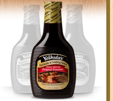 34 oz Mr. Yoshida's, Original Gourmet Sauce, (2 bottles of 17oz ea)