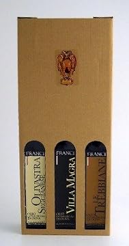 Frantoio Franci Gift Set 2010, 3-250 ml. Extra Virgin Olive Oil Selection
