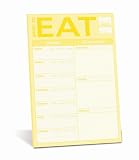 Knock Knock Classic Note Pad: What To Eat (with Magnet) (Pack of 6)
