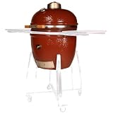 Saffire SG18NC-JR Charcoal Grill-Smoker, Jasper Red