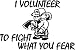 Volunteer FIRE FIGHTER Decal Sticker