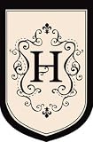 Monogram Estate Size Flag - H