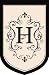 Monogram Garden Flag - H