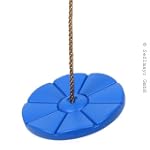 Altalena a disco colore blu