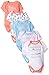 Nautica Baby Girls' 5 Pack Bodysuits, Dusty Pink, 6-9 Months