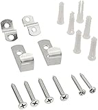 OOK 50233 20-Pound 1/2-Inch Steel Mirror Support Hangers, 2-Pack