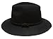 D&Y Women's Winter 100% Wool Felt Cloche Brim Floppy Fedora Hats with Hair Tie