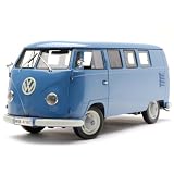 Review Sun Star 5061 / VW Kombi (1963) in Dove Blue (1:12 scale) Diecast Model Car