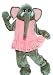 Deluxe Adult Ballerina Elephant Mascot Costume