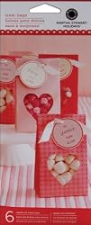 Martha Stewart Mini Treat Bags 6/Pkg-Valentine-Paper; 3 Items/Order