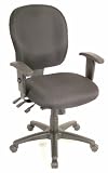 EUTFM4087BB Eurotech Seating Racer Multifunction Fabric Chair, Charcoal (H5511)