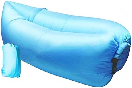 Outdoor Portable Air Bags Fast Inflatable Sofa Sofa Bed Inflatable Sleeping Bag Ultralight-blue By Love Life