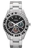 Fossil - Stella Baguette Stainless Steel Watch - Black ES2957