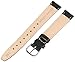Voguestrap TX48314BK Allstrap 14mm Black Regular-Length Padded Genuine Calf Watchband