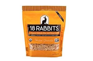 18 Rabbits Organic Veritas Granola, Walnuts, Flax & Cacao Nibs, 12 Ounce bag