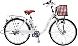 SANYO ヨーロピアンスタイル電動ハイブリッド自転車 「ノッタ・ママ オート充電」 (24型・ホワイト) CY-SPE24DK(W)