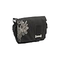 Case Logic SNMB-15F 15.4-Inch Fullsize Canvas Messenger Bag with Laptop Storage (Dark Gray)