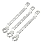 uxcell ボックスエンドレンチ　スパナ　ダブル・オフセット 12エンドポイント・ボックス　3個入り