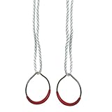 Children's Gym Gymnastic Rings Strength Fitness Pull Ups Up To 50 Kg