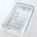 HTC Inspire 4G (AT&T) / Desire HD Crystal Silicone Skin Case Transparent Check Pattern