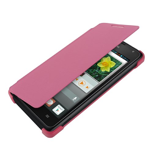 kwmobile Practical and chic FLIP COVER case for Huawei Ascend Y530 in Hot Pink
