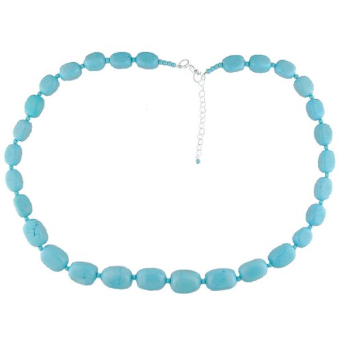 Genuine Turquoise Nugget Necklace