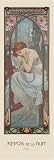 Produkt-Bild: 1art1 43926 Alphonse Mucha - Repos De La Nuit Midi-Poster (91 x 30 cm)