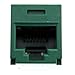 Panduit CJ688TGGR Category-6 8-Wire TG-Style Jack Module, Green