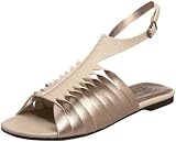 Cri de Coeur Women's Twist Flat T-Strap Sandal