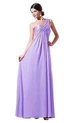 One Shoulder Sleeveless Chiffon/Satin/Taffeta Ruched Evening Dress 