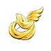 Jewelry : 14K Yellow Gold Drop Brooch