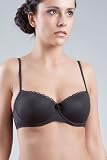 Produkt-Bild: Wonderbra - Gel Bra - Balconnet-BH Schleifenmuster - Wei&szlig;