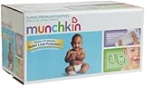 Munchkin Super Premium Diapers, Size 3/Medium Ultra (16-28 Pounds), 96 Count