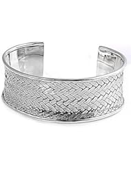 Sterling Silver Bali Style Bangle Bracelet Dimension 70mm(2.8")