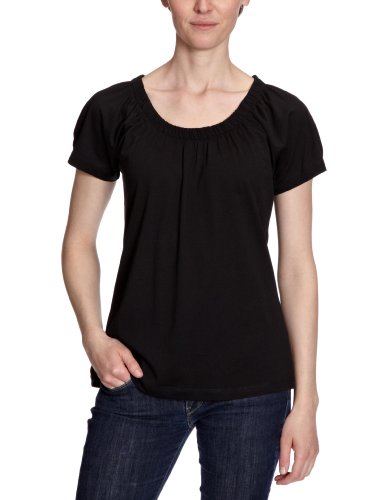 TOM TAILOR Damen T-Shirt, 10230610070/lovely carmen, Gr. 42 (XL), Schwarz (2999) Preisvergleich