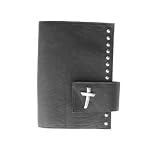 Auburn Leather 41-8212-50 True Freedom Collection Black Large Studded Bible Cover A by Auburn Leather