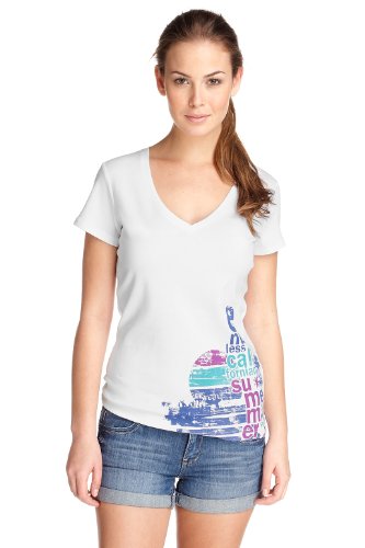 ESPRIT SPORTS Damen T-Shirt, D68640, Gr. 40 (L), Wei&szlig; (white 100) Preisvergleich