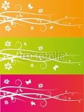 Wallmonkeys Peel and Stick Wall Decals - Spring Background - 24"H x 18"W Removable Graphic