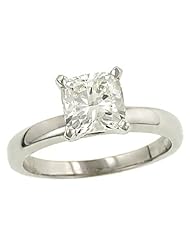 1.51 Carats Total Weight Certifed Cushion Cut Diamond Solitaire Ring