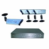 Clover Electronics BUN445222 DVR Bundle - Internet Ready 4ch DVR (160 GB HDD) and Four (4) CCD Night Vision Cameras